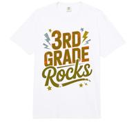Rockin' 3. Klasse Rocks First Day Singing Teacher Girls Comfort Colors Adult Heavyweight T-Shirt