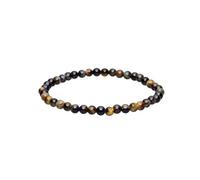 ROCKING GIFTS Armband mit Falkenauge, 4 mm, Falkenperlen, natürliche Perlen, Schutzenergie, handgefertigte Armbänder, mystischer Schmuck, für Damen und Herren