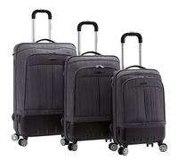 Rockland Milan Hybrid Spinner Wheel Gepäck-Set, braun, 3-teilig (20/24/28)