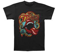 Rock Off Trade T-Shirt The Rolling Stones Retro 70s Vibe Herren Schwarz M