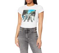 Rockoff Trade Damen Abbey Road Vintage Print T-Shirt, weiß, 38