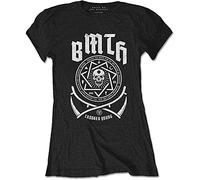 Rockoff Trade Damen Bring Me The Horizon Ladies Tee: Crooked T-Shirt, Schwarz, Large