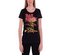 Rockoff Trade Damen Iron Maiden Slasher T-Shirt (1er Pack)