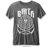 Rockoff Trade Herren Bring Me The Horizon Crooked Young (Burn Out) T-Shirt Gr. S, Grau (Anthrazit)
