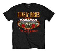 Rockoff Trade Herren Guns N' Roses Welcome to The Jungle T-Shirt, Schwarz, M