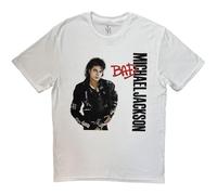 Rockoff Trade Herren Michael Jackson Bad T-Shirt, Weiß (White White), XX-Large
