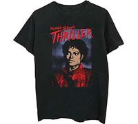 Rock Off Trade T-Shirt Michael Jackson Thriller Pose Herren Schwarz Medium