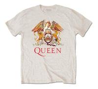 Rockoff Trade Herren Queen Classic Crest T-Shirt, Beige (Neutral Neutral), X-Large