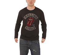 Rockoff Trade Herren Rolling Stones Tour '78 Langarm-Top, Schwarz Langärmeliges Oberteil, XXL