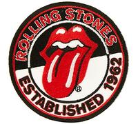 Rockoff Trade RSPAT03 Flicken mit Standard-Motiv „The Rolling Stones Est. 1962“, zum Aufbügeln