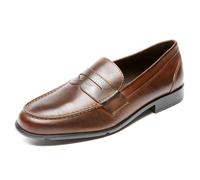 Rockport Herren Klassische Loafer Penny Schuhe, 44 EU, Cognac