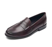 Rockport Klassische Penny-Loafer für Herren, Burgunder, 45 EU