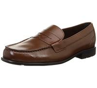 Rockport Klassische Penny-Loafer für Herren, Dunkelbraun, 44.5 EU Weit