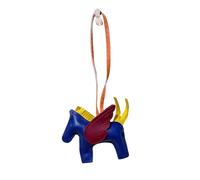 Rockreyoa Cartoon-Pferde-Anhänger Autoschlüsselanhänger Ledertaschen-Anhänger Taschenanhänger Bag Charms Geldbörsenanhänger Keychain Cute Pony-Schlüsselanhänger für Handtasche Rucksack Blau Ribisel