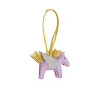 Rockreyoa Cartoon-Pferde-Anhänger Autoschlüsselanhänger Ledertaschen-Anhänger Taschenanhänger Bag Charms Geldbörsenanhänger Keychain Cute Pony-Schlüsselanhänger für Handtasche Rucksack Violett Grau