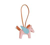 Rockreyoa Cartoon-Pferde-Anhänger Autoschlüsselanhänger Ledertaschen-Anhänger Taschenanhänger Bag Charms Geldbörsenanhänger Keychain Cute Pony-Schlüsselanhänger für Handtasche Rucksack Puderblau