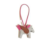 Rockreyoa Cartoon-Pferde-Anhänger Autoschlüsselanhänger Ledertaschen-Anhänger Taschenanhänger Bag Charms Geldbörsenanhänger Keychain Cute Pony-Schlüsselanhänger für Handtasche Rucksack Grau