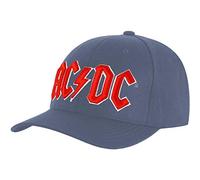 AC/DC Baseballcap Rocks-off – rotes Logo – Denimblau – Merchandising