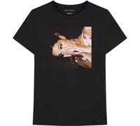 Ariana Grande Unisex-T-Shirt Rocks-off Seitenfoto Schwarz Gr. S