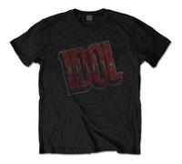 Rocks-off Herren Billy Idol Vintage Logo T-Shirt (1er Pack)