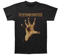 Rocks-Off Herren Hand T-Shirt, Schwarz, XXL