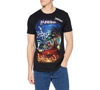 Rocks Off T-Shirt Judas Priest Painkiller - Offizielles Albumcover und Bandlogo - Herren Schwarz L