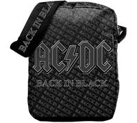 Rocksax AC/DC Crossbody Bag - Back in Black, Schwarz, Umhängetasche