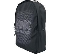 Rocksax Unisex Ac/Dc Graphic Daypack-Back in Black Rucksack, Schwarz