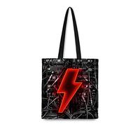 Rocksax AC/DC Tragetasche - Pwr Up, Schwarz, Einheitsgröße, Tragetasche
