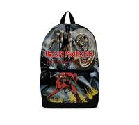 Rocksax Unisex Iron Maiden-Backpack-Number of The Beast Rucksack, Schwarz