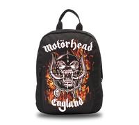 Rocksax Unisex Motorhead Backpack-England Fire Mini-Rucksack, Schwarz