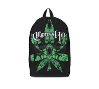 Rocksax Rucksack Cypress Hill Insane In The Brain Rucksack, 43 cm x 30 cm x 15 cm, offizielles Lizenzprodukt, Schwarz, Einheitsgröße, Casual