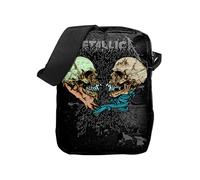 Rocksax Umhängetasche Metallica Sad But True Messenger Bag 21 cm x 16 cm x 5,5 cm - Offizielles Lizenzprodukt, Schwarz, Umhängetasche