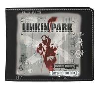 Rocksax Uni Linkin Park Wallet-Hybrid Theory Reisezubehör-Bi-Fold-Brieftasche, Schwarz