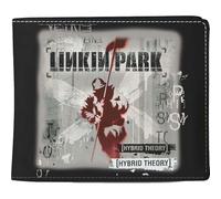 Rocksax Uni Linkin Park Wallet-Hybrid Theory Reisezubehör-Bi-Fold-Brieftasche, Schwarz