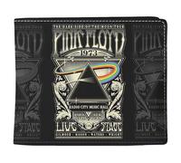 Rocksax Uni Pink Floyd Wallet-1973 Live Reisezubehör-Bi-Fold-Brieftasche, Schwarz