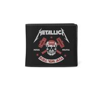 Rocksax Unisex Metallica Wallet-Kill Em All 2 Reisezubehör-Reisebrieftasche, Schwarz