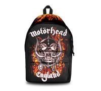 Rocksax Unisex Motorhead Daypack-England Fire Tagesrucksack, Schwarz