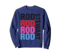 Rod Stewart Wiederholungsname Sweatshirt, Unisex für Erwachsene, Marineblau, XL