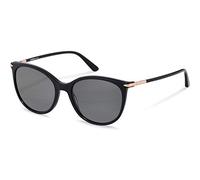 Rodenstock Damen R3322 leichte und runde Brille aus hochwertigem Acetat, Black, Rose Gold, S EU