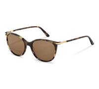 Rodenstock Damen R3322 leichte und runde Brille aus hochwertigem Acetat, Braun, S EU