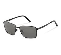 Rodenstock - Herren Classic Sonnenbrillen - UV400 Schutz - Brillenbügel aus Edelstahl - R1443, A, 60, Schwarz