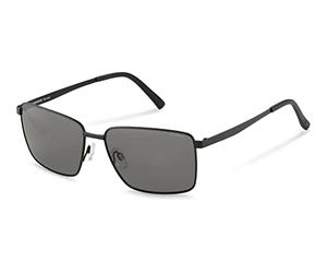 Rodenstock - Herren Classic Sonnenbrillen - UV400 Schutz - Brillenbügel aus Edelstahl - R1443, A, 60, Schwarz