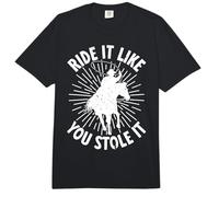 Rodeo Reiten Ride It Like You Stole It Cowboy Comfort Colors Adult Heavyweight T-Shirt