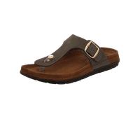Rohde Damen Zehentrenner Pantolette Rodigo-D 5860 Leder Grün Größe 41 EU