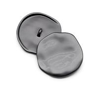 Rodsah 10 Stück 21/25/30 mm dekorative Knöpfe, unregelmäßige, Flache, goldene Knöpfe für Hemden, Mäntel, Nähzubehör,30mm