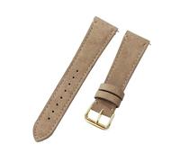 Rodsah 20 mm 22 mm Uhrenarmband aus weichem Wildleder, Vintage-Leder, Schnellverschluss-Uhrenarmband,20mm