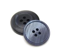 Rodsah 30 Stück 15/18/20/23/25 mm Harzknöpfe für Herrenanzüge, für Kleidung, Hosen, Mäntel, Jacken, DIY-Nähzubehör,Blau,23mm