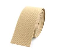 Rodsah 5 Meter elastische Bänder 6 cm breit 1,8 mm dick Gummiband zum Nähen von Hosen Taillengürtel Kleidung gestricktes Nähzubehör,Khaki,60mm