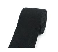 Rodsah 5 Meter elastische Bänder 6 cm breit 1,8 mm dick Gummiband zum Nähen von Hosen Taillengürtel Kleidung gestricktes Nähzubehör,Schwarz,60mm